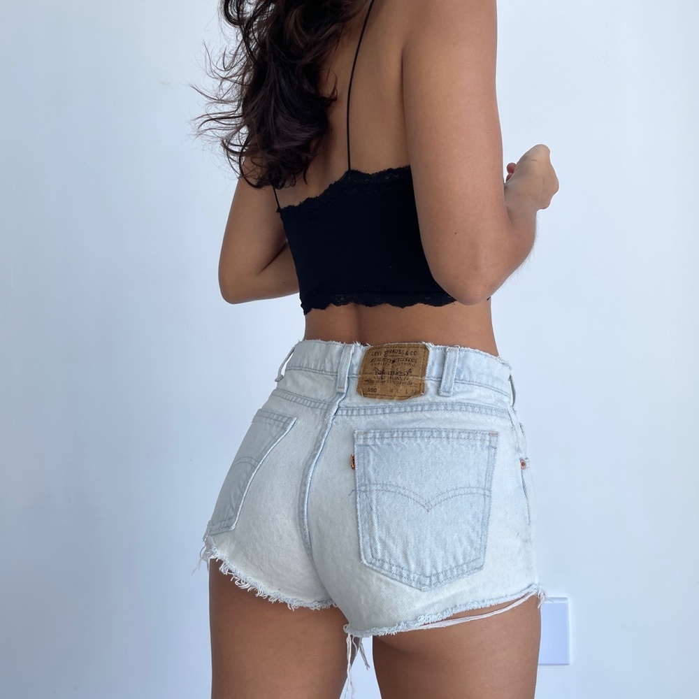 Vintage Levi's orange tab Usa Made denim shorts